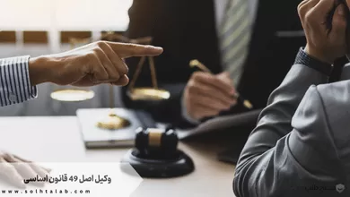 وکیل اصل 49 قانون اساسی 1 وکیل اصل 49 قانون اساسی