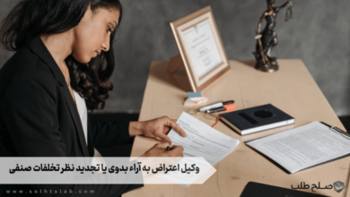 وکیل اعتراض به آراء بدوی يا تجدید نظر تخلفات صنفی 6 وکیل اعتراض به آراء بدوی يا تجدید نظر تخلفات صنفی